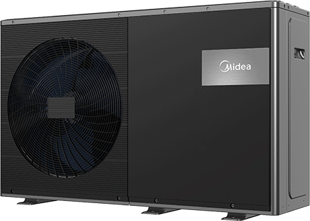 Heat Pump Installation Derbyshire 8 midea r290 heat pump installed from £2,499
