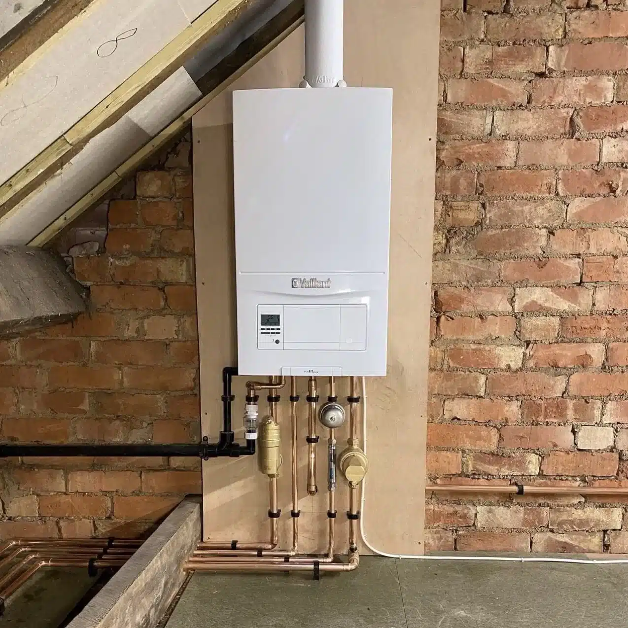 Boiler Installation 9 vaillant boiler installed in loft