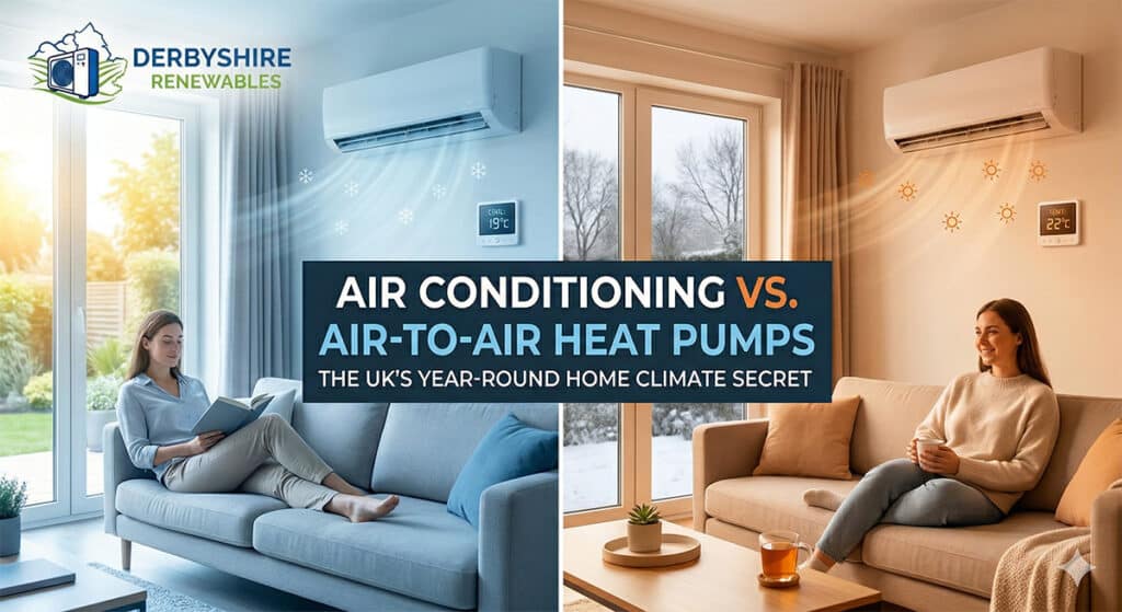 air conditioning and air to air heat pumps are the same thing